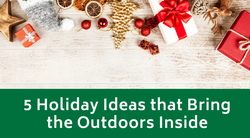 5 Holiday Ideas that Bring the Outdoors Inside