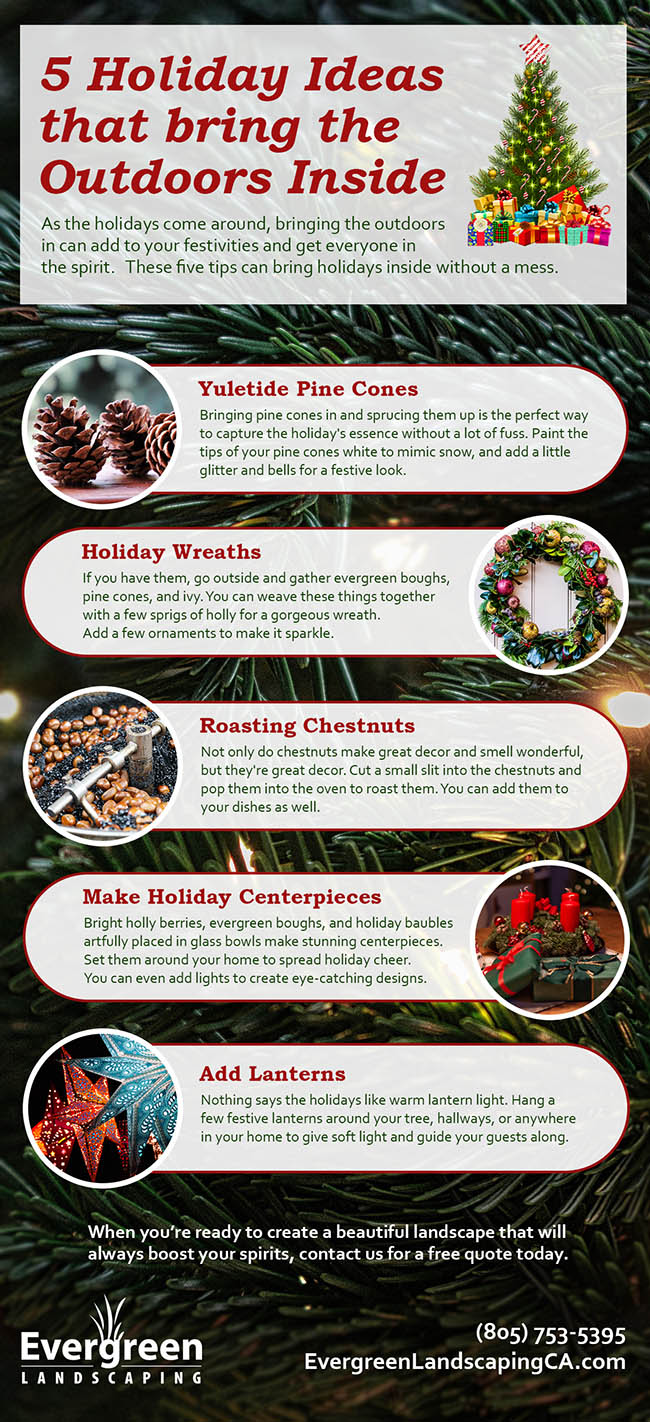 5 holiday ideas that bring the outdoors inside infographic