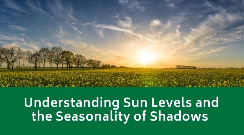 Understanding Sun Levels and the Seasonality of Shadows